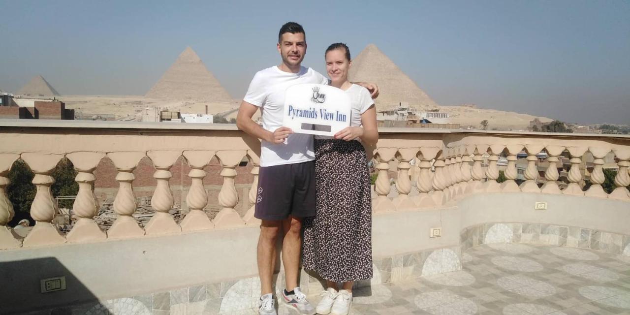 Queen Pyramids View Inn Kafret el-Gabal Exterior foto