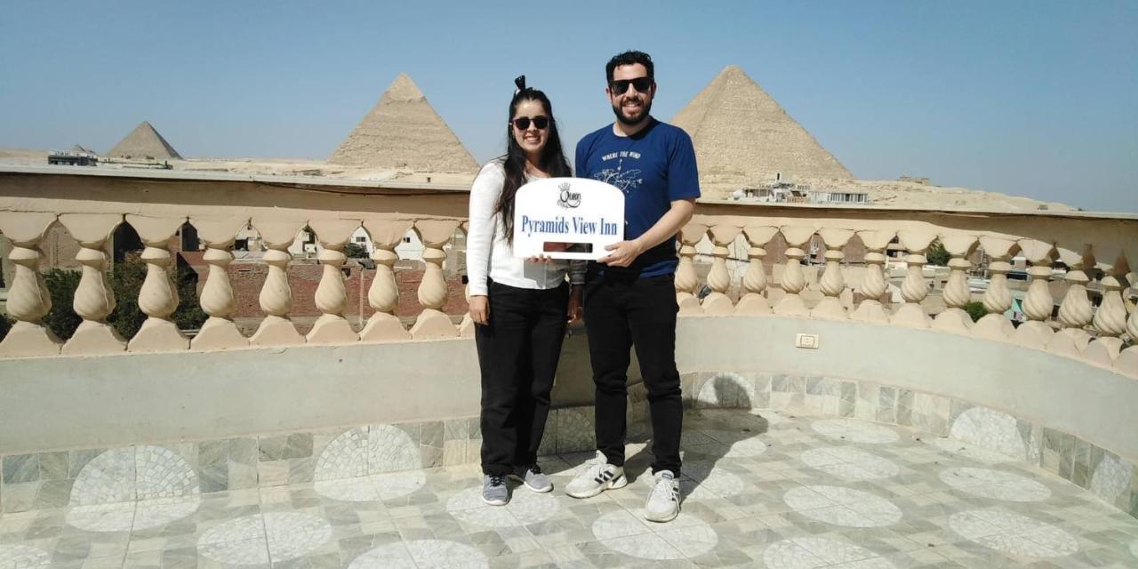 Queen Pyramids View Inn Kafret el-Gabal Exterior foto