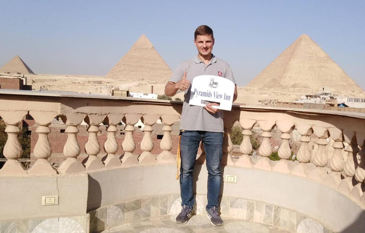 Queen Pyramids View Inn Kafret el-Gabal Exterior foto