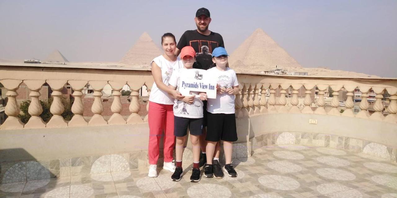 Queen Pyramids View Inn Kafret el-Gabal Exterior foto