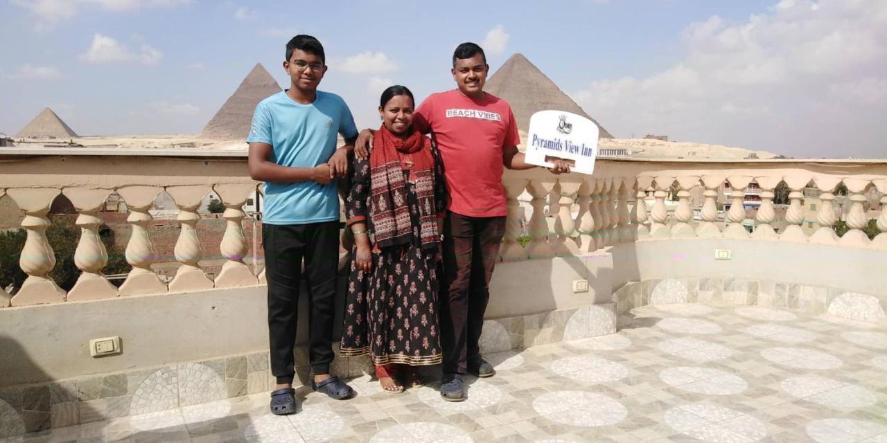 Queen Pyramids View Inn Kafret el-Gabal Exterior foto
