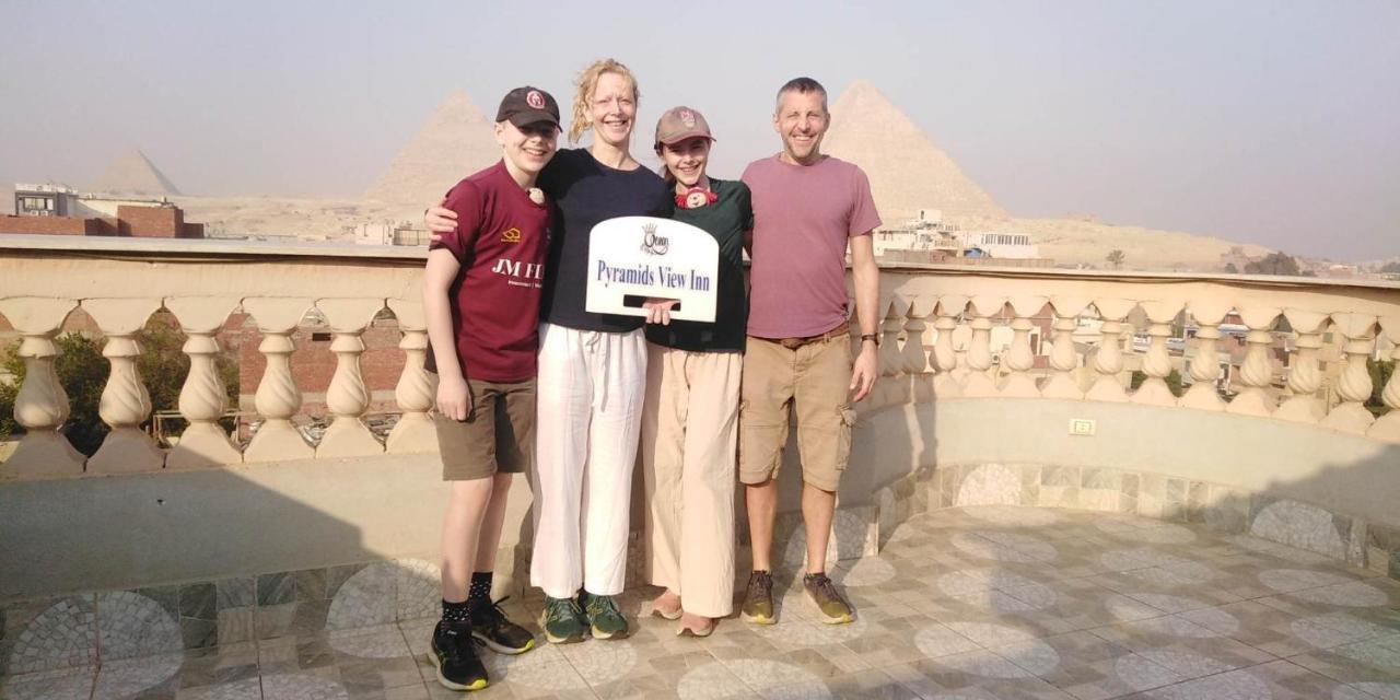 Queen Pyramids View Inn Kafret el-Gabal Exterior foto