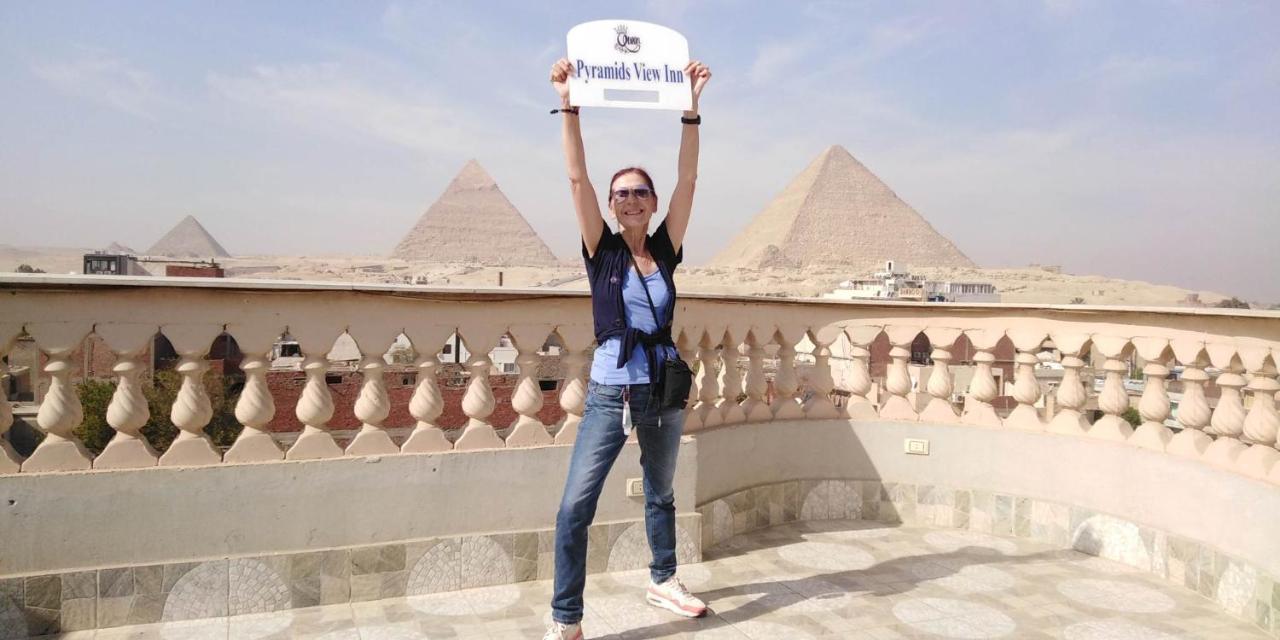 Queen Pyramids View Inn Kafret el-Gabal Exterior foto