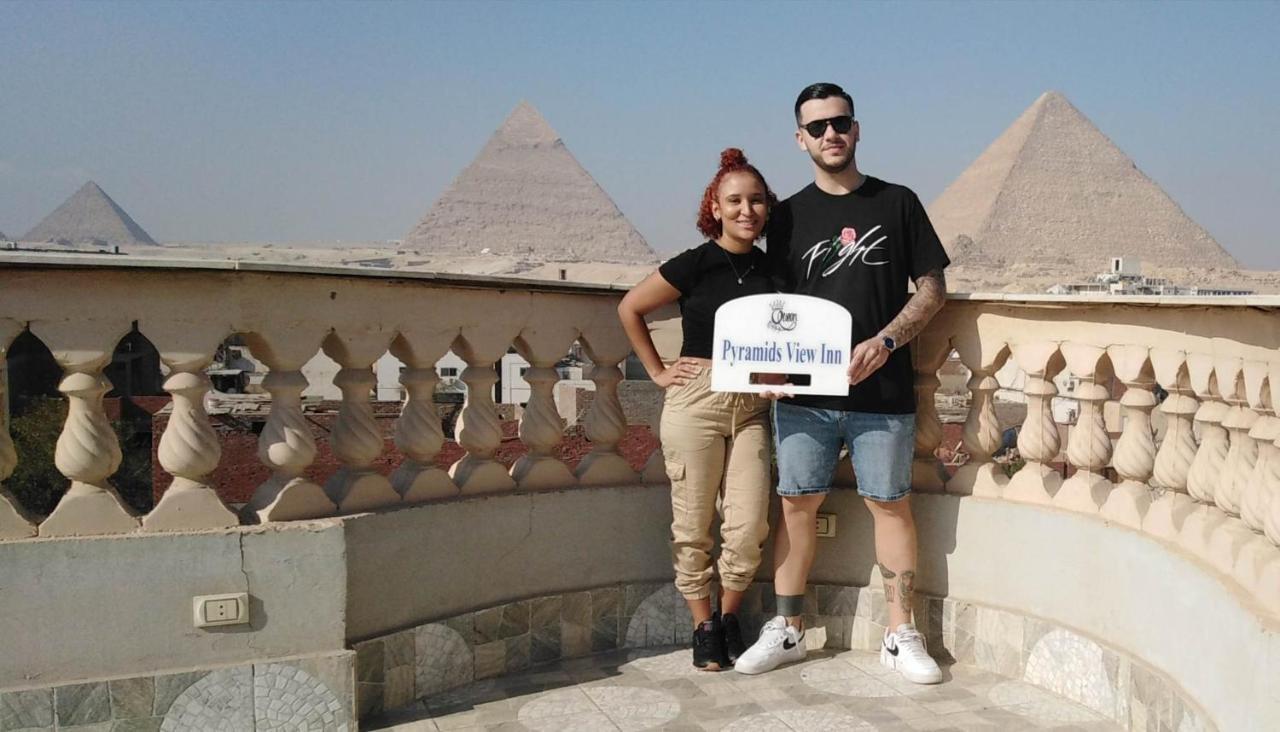 Queen Pyramids View Inn Kafret el-Gabal Exterior foto